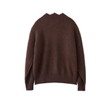 nonnotte / Draping Triangle Turtle Neck Pullover