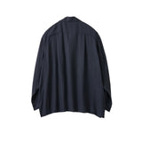 YOKE / Modal Double Pocket Open Collar Shirt