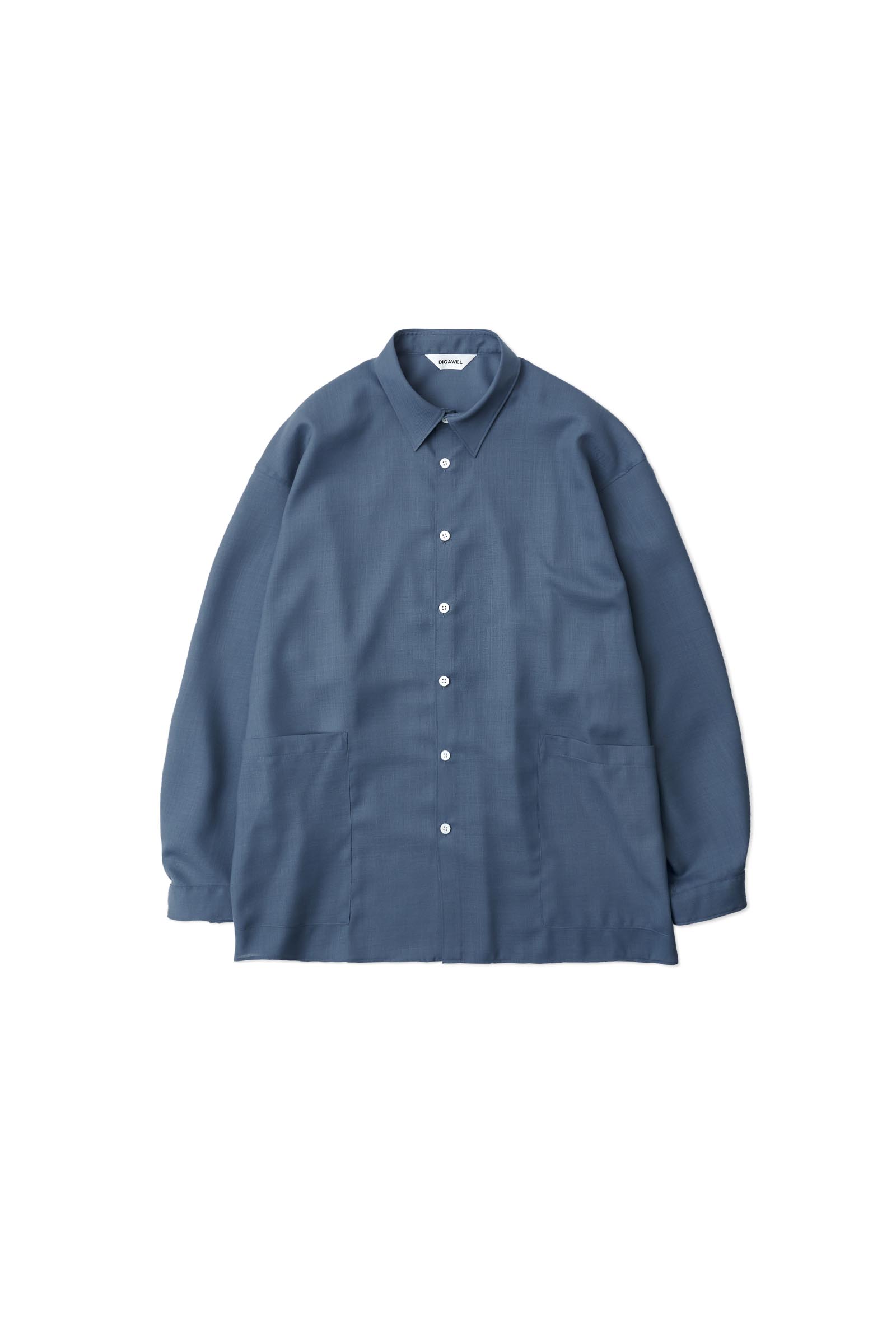 DIGAWEL / Side pocket L/S shirt