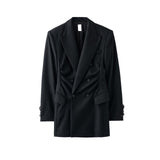 FETICO / WOOL FLANNEL DOUBLE-BREASTED JACKET