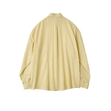 YOKE / GARMENT DYED COTTON SILK TWILL SHIRT