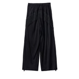 FETICO / FRINGED JERSEY TROUSERS
