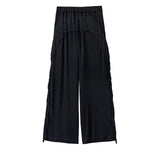 FETICO / FRINGED JERSEY TROUSERS