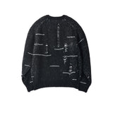 YOKE / Damaged Crewneck Sweater