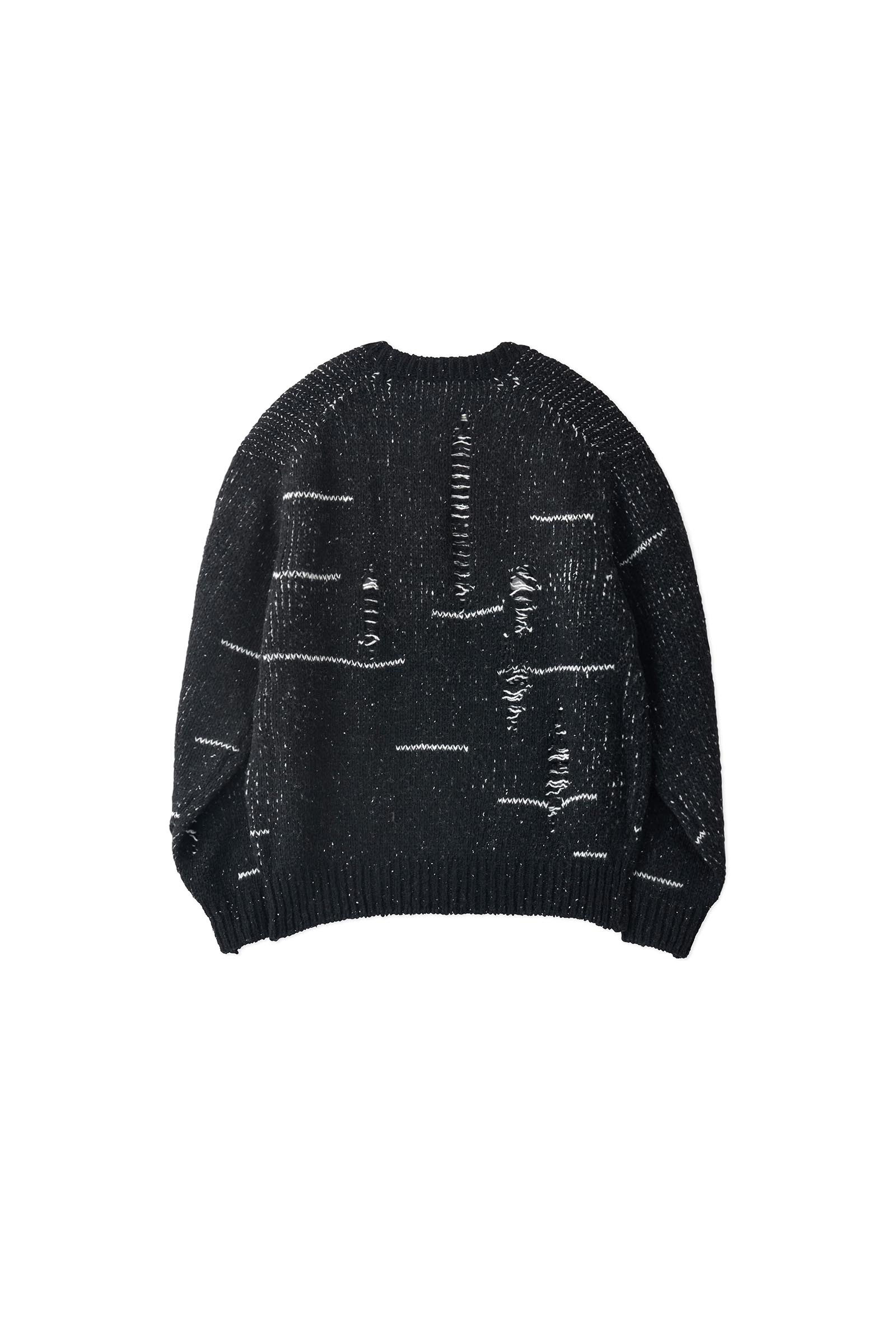 YOKE / Damaged Crewneck Sweater