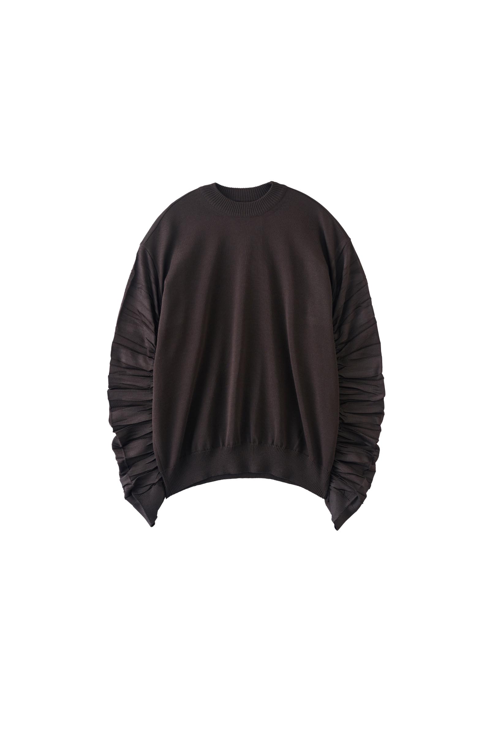 I’m here: / " SHIRRING " SLEEVE KNIT :