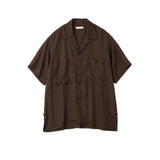 YOKE / CUPRO OPEN COLLAR SHIRT