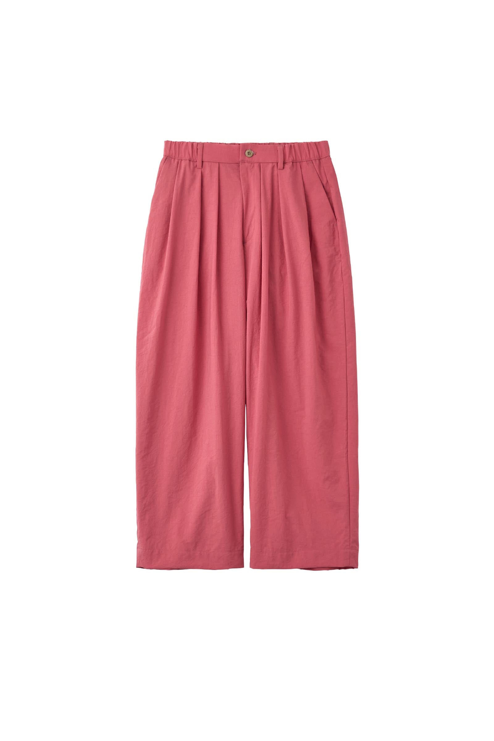 THE SUNNY / NYLON OX THREE TUCK PANTS　