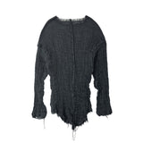 ERiKOKATORi / wool linen gawze top