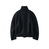 YOKE / Wool Cashmere Balloon Silhouette Blouson