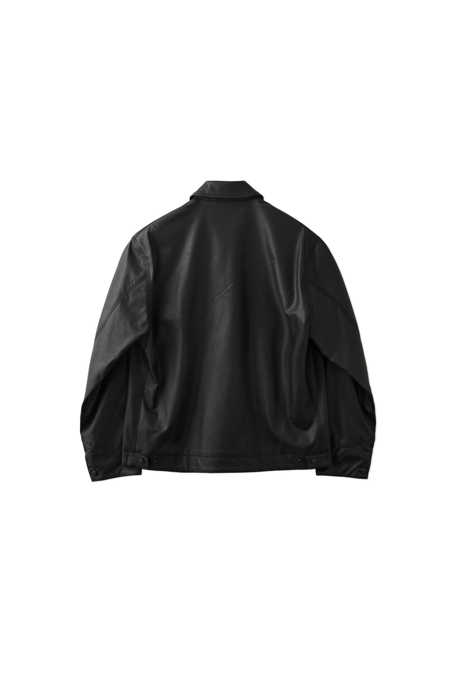 ESSAY / BLACK WORK ZIP JACKET
