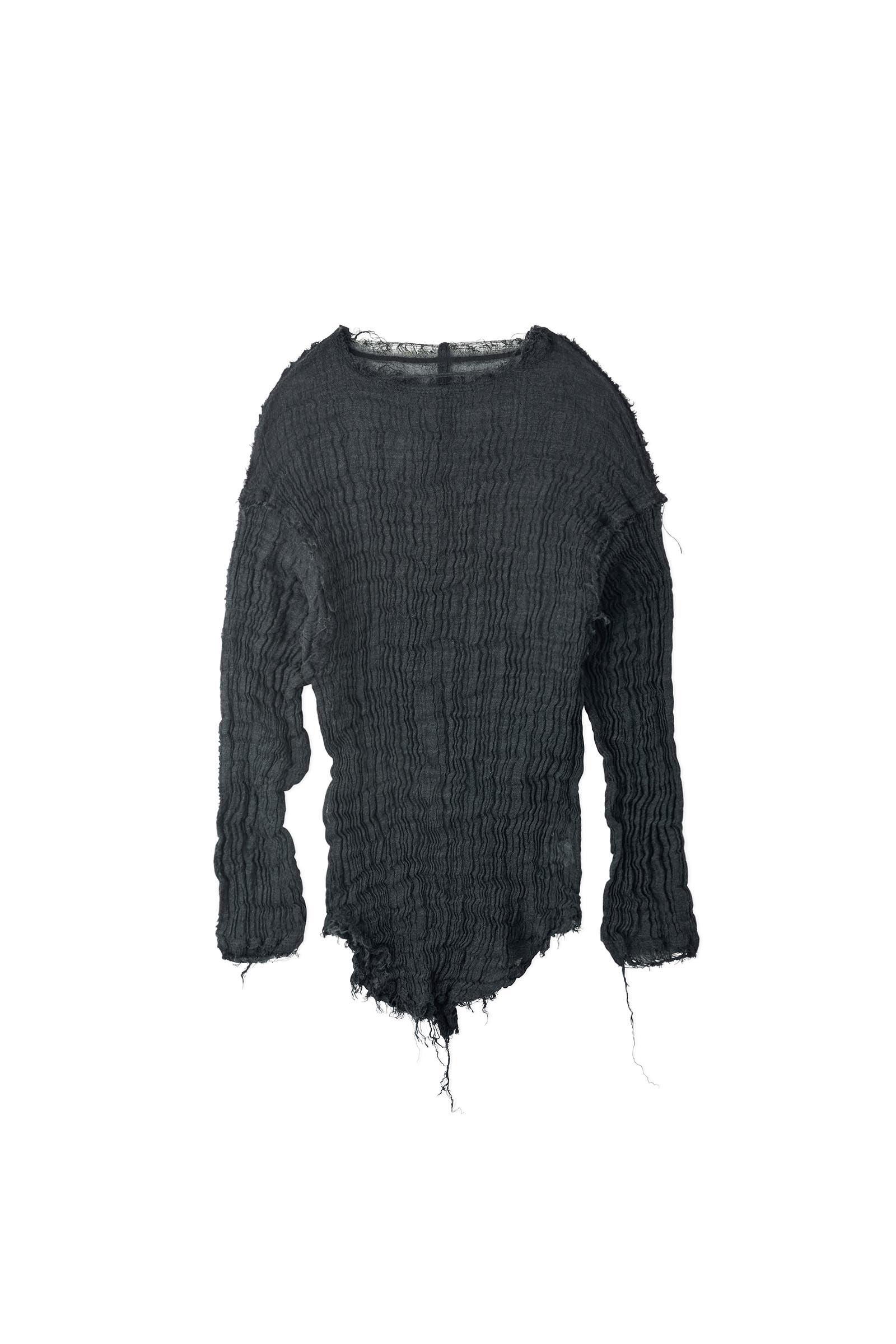 ERiKOKATORi / wool linen gawze top