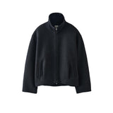 YOKE / Wool Cashmere Balloon Silhouette Blouson