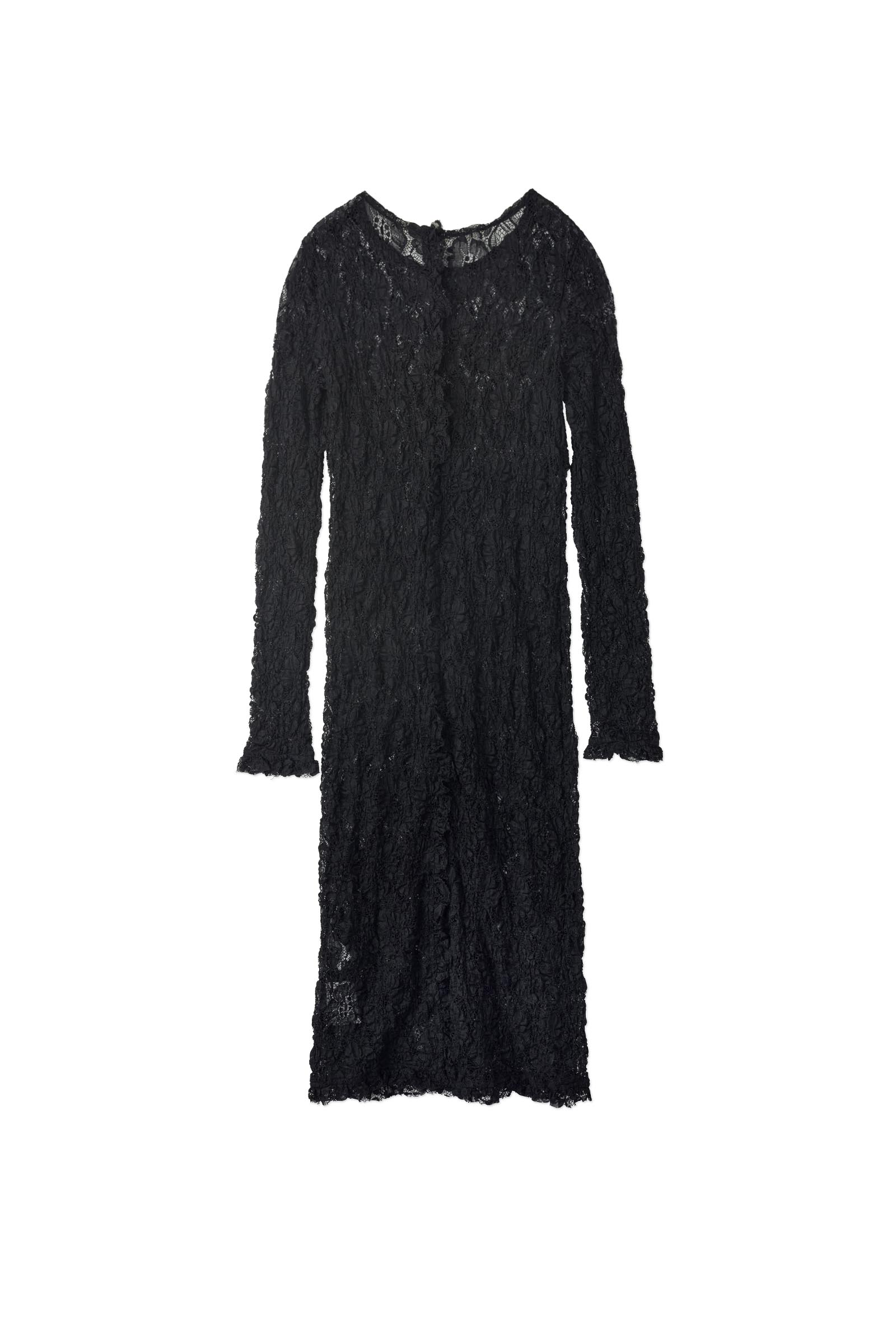 ERiKOKATORi / stretch lace frill dress