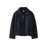 YOKE / Wool Cashmere Balloon Silhouette Blouson