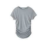 determ; / Collagen Side Gathered T-shirt
