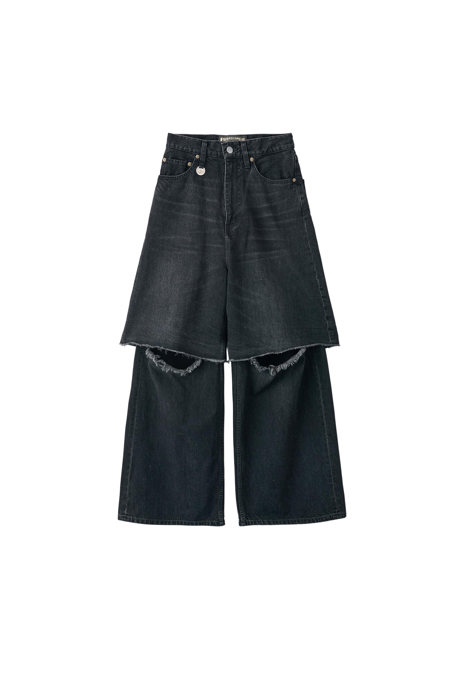 PHOTOCOPIEU / WIDE-LEG SLIT JEANS