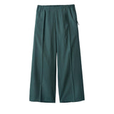YOKE / Wool Nylon Front Flat 1Pleated Easy Trousers