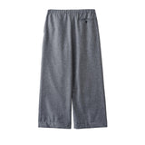 META CAMPANIA COLLECTIVE / TRACE PLEATED MIDWEIGHT FELTED WOOL DRAWSTRING TROUSERS