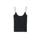 determ; / Collagen Ribbed Strappy top