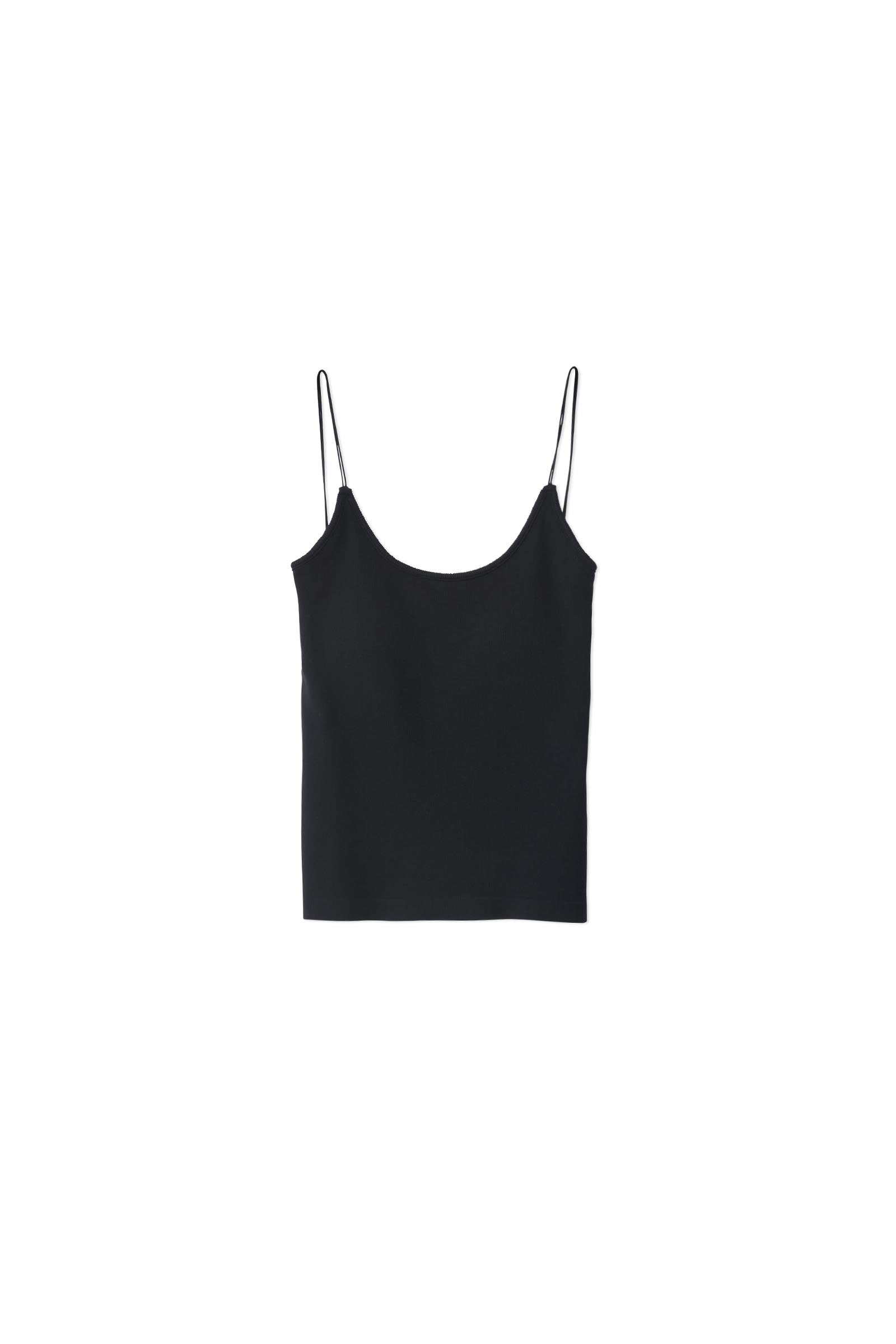 determ; / Collagen Ribbed Strappy top