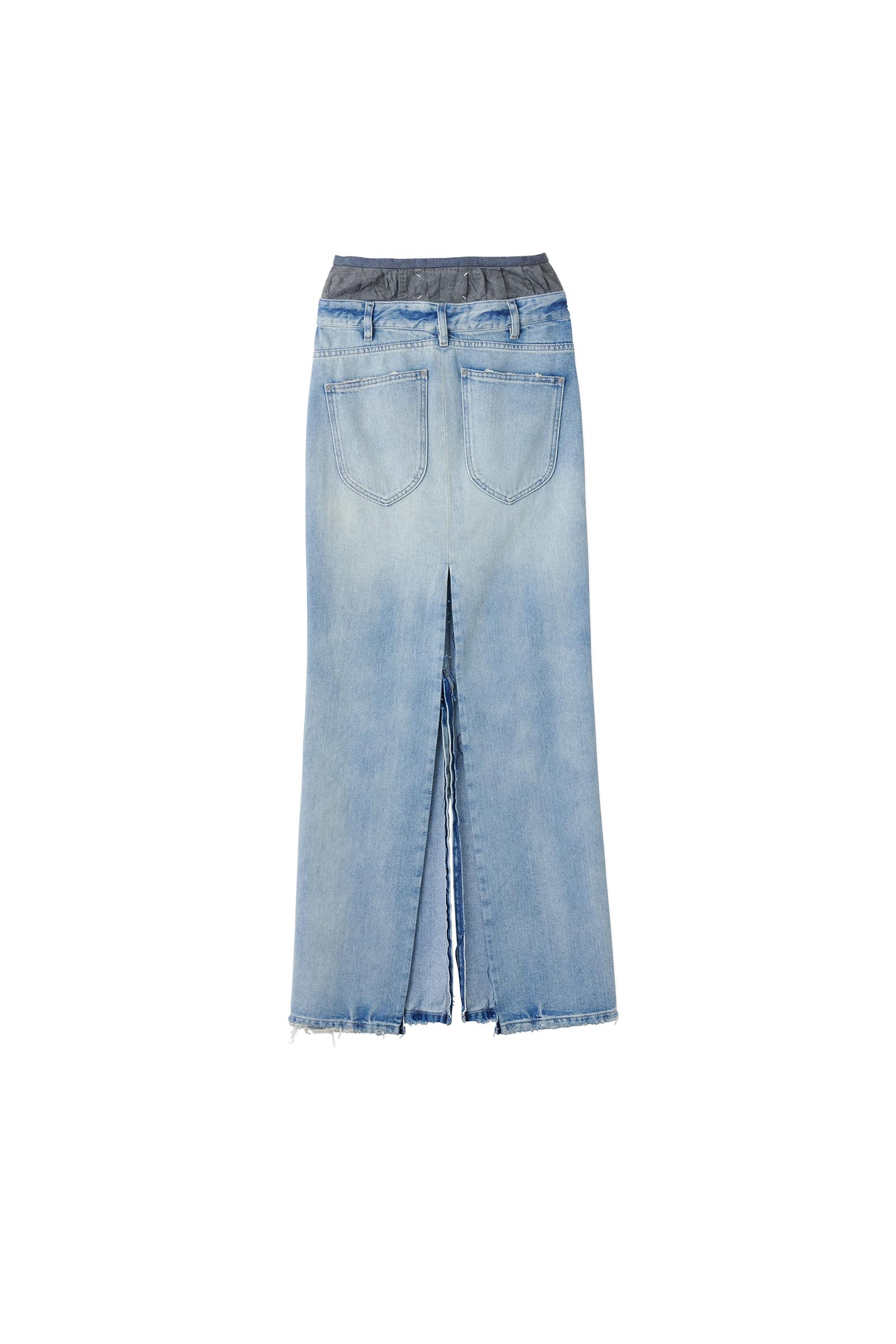 Maison Margiela / 'Anonimity Of The Lining' Denim Maxi Skirt