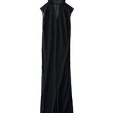 GABRIELA COLL GARMENTS / LINEN JERSEY HOODED DRESS