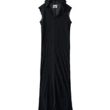 GABRIELA COLL GARMENTS / LINEN JERSEY HOODED DRESS