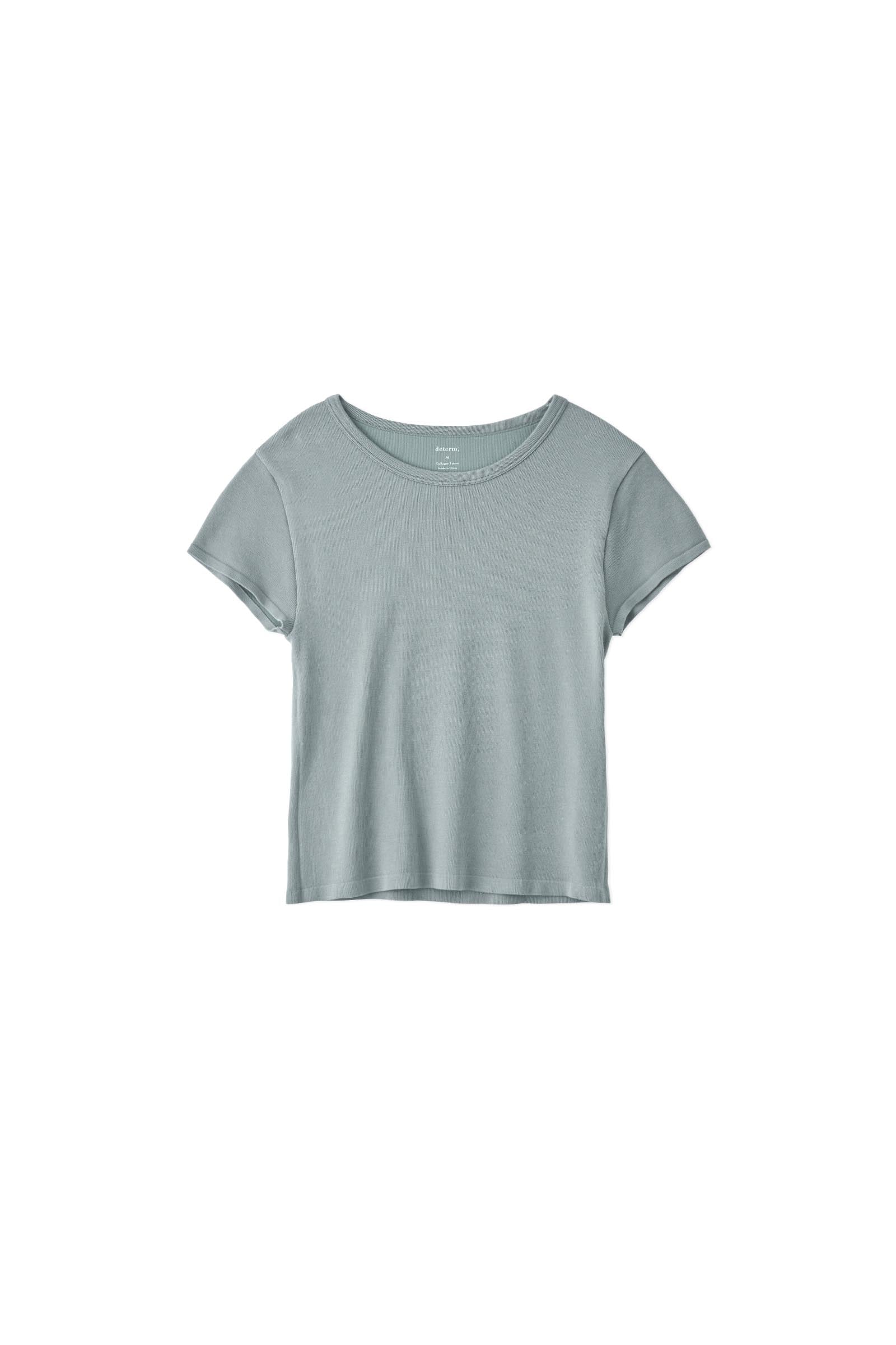 determ; / Collagen Ribbed T-Shirt