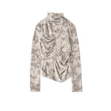 PHOTOCOPIEU / ASYMMETRIC JERSEY TOP
