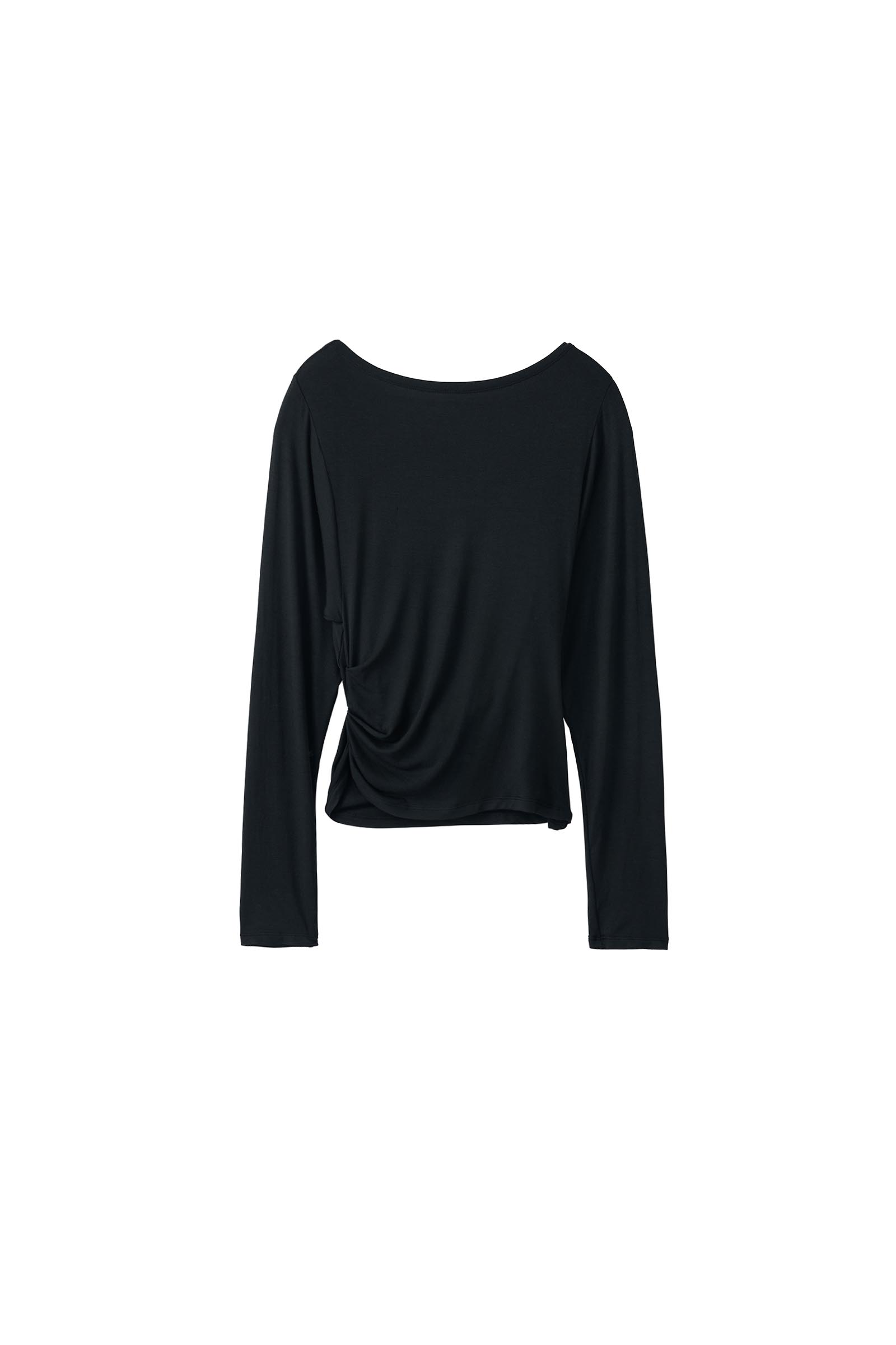 determ; / Collagen Draped Back Top – carol ONLINE STORE