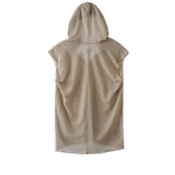 GABRIELA COLL GARMENTS / LINEN JERSEY HOODED TOP