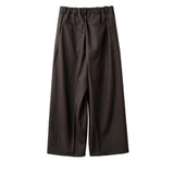 nonnotte / Draping Crotch Box Pleats No Tuck Trousers