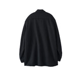 nonnotte / Calm Oversized Open Collar Shirt