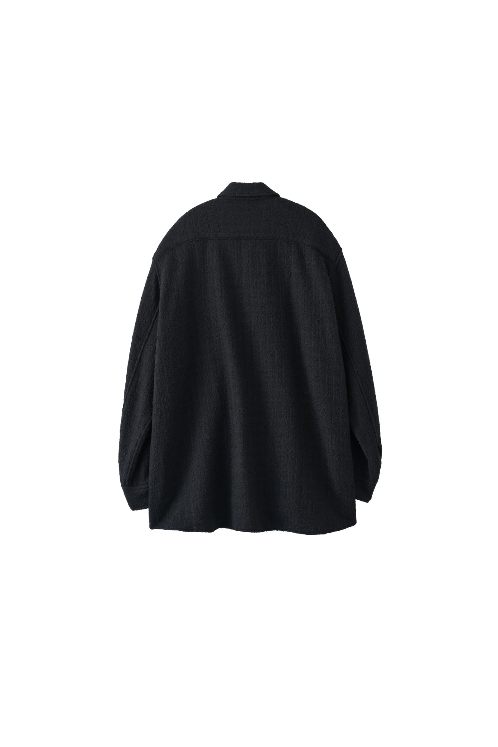 nonnotte / Calm Oversized Open Collar Shirt
