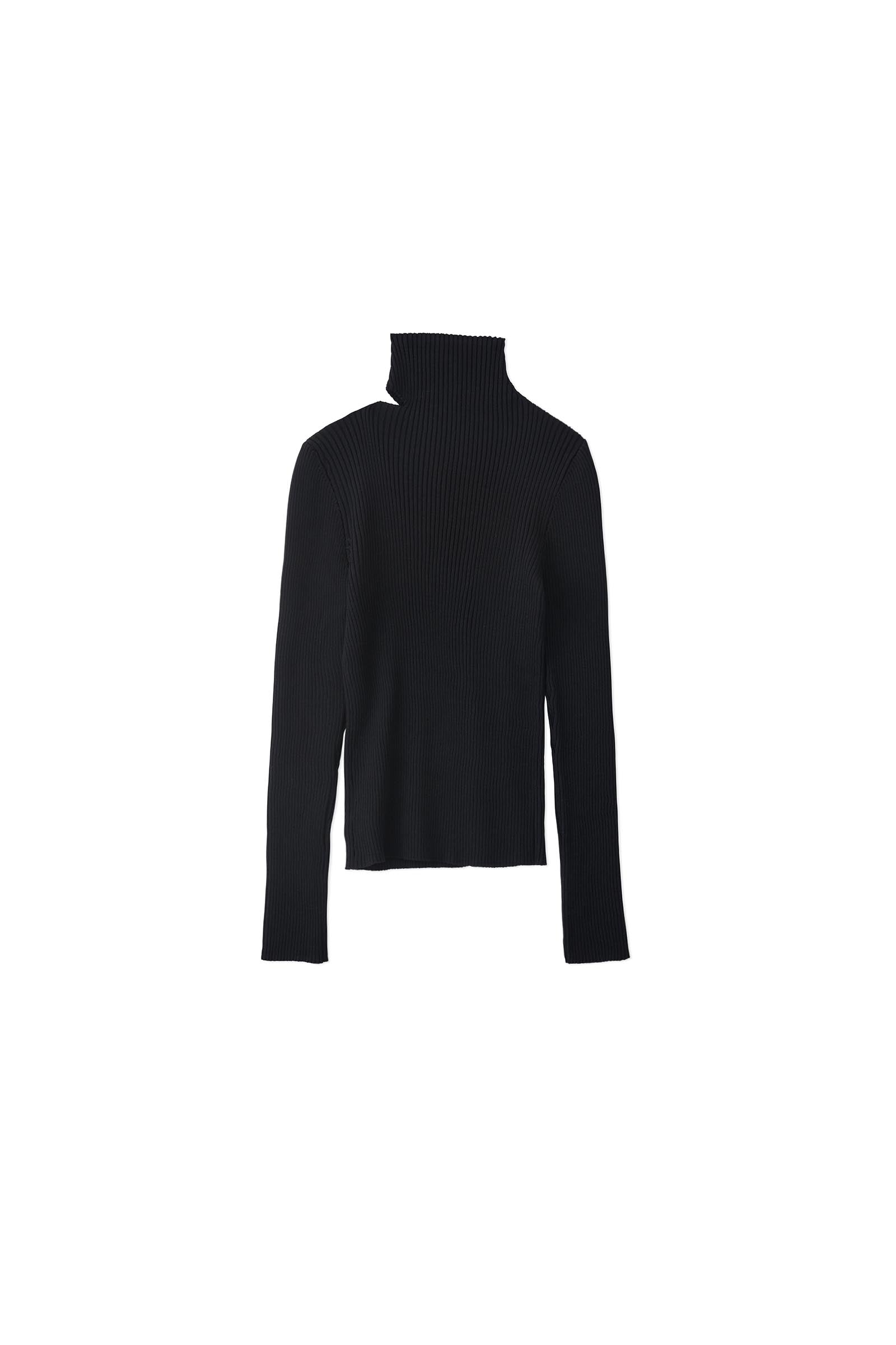 PHOTOCOPIEU / CUT-OUT RIBBED TOP
