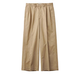 REVERBERATE / TACKED CHINO TROUSERS - PLANE - STANDARD