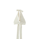 ERiKOKATORi / wool sheer ribbon bra