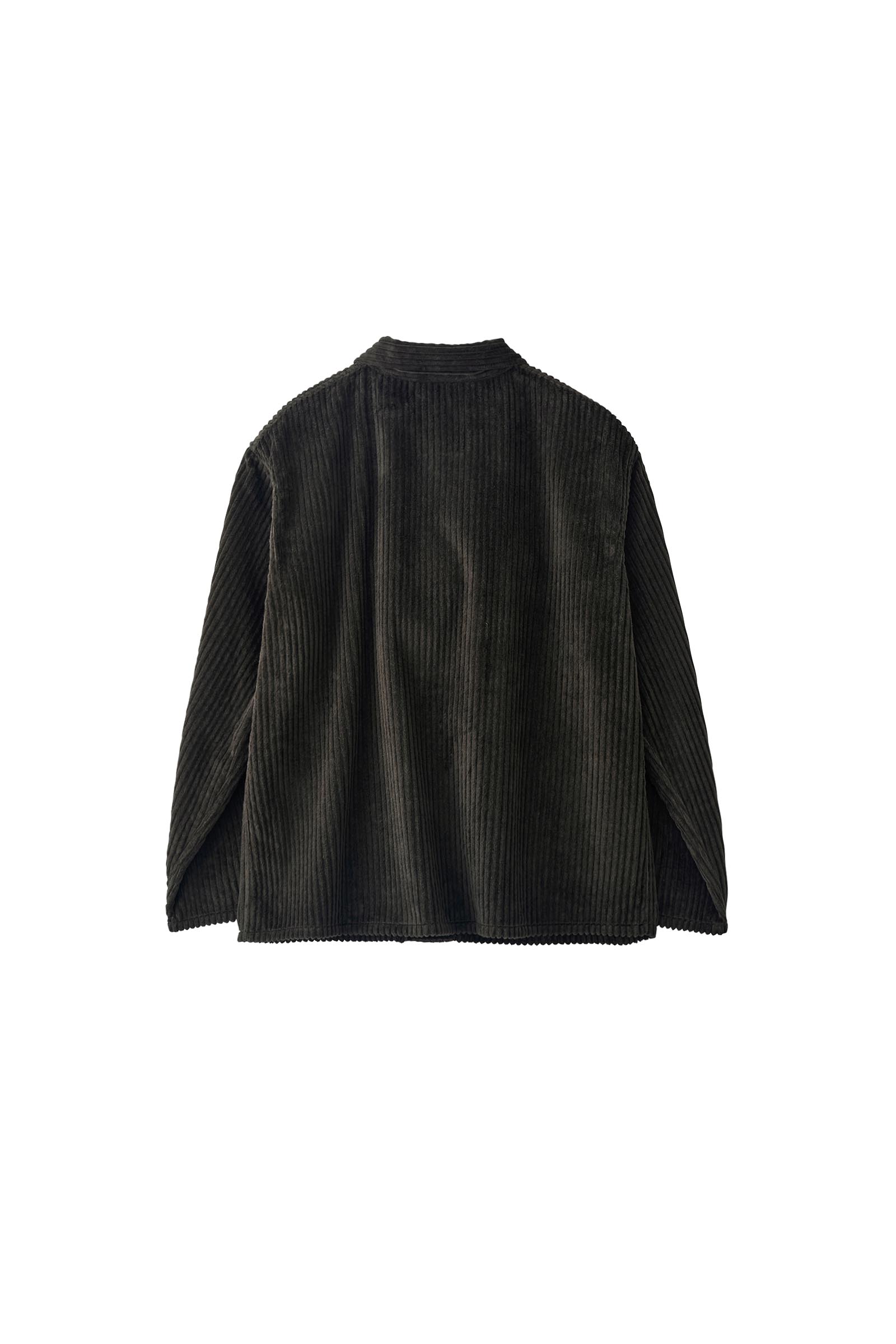 META CAMPANIA COLLECTIVE / BILL UNLINED EXAGGERATED WALE COTTON CORDUROY WORKWEAR JACKET