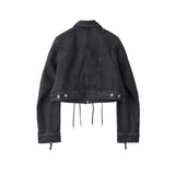 FETICO / Lace up denim jacket
