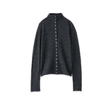 ERiKOKATORi / wool sheer high neck top