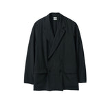 YOKE / Wool Washer Tropical Double Breasted Jacket