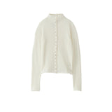 ERiKOKATORi / wool sheer high neck top