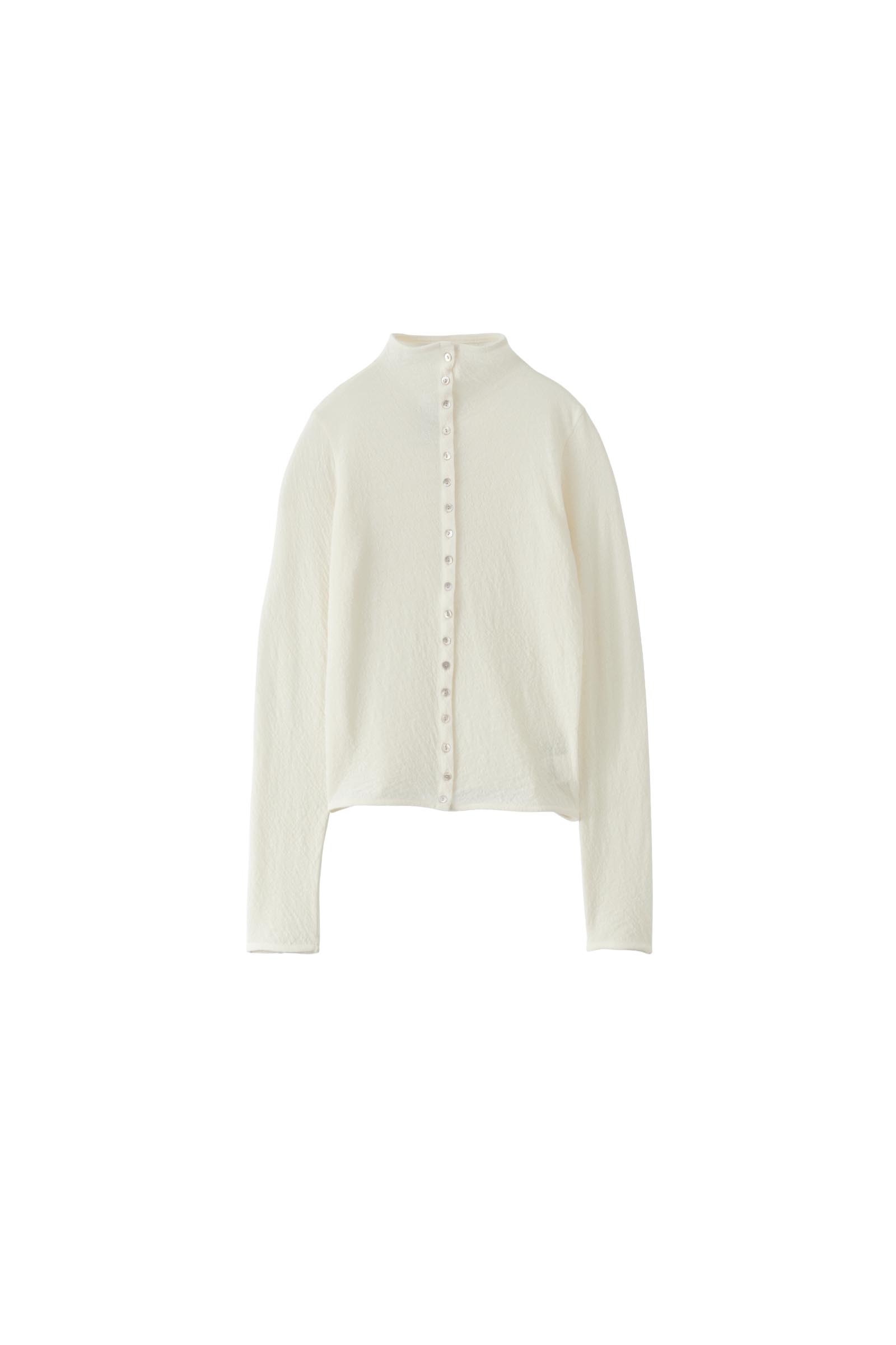 ERiKOKATORi / wool sheer high neck top