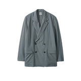 YOKE / Wool Washer Tropical Double Breasted Jacket
