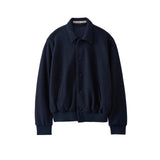 META CAMPANIA COLLECTIVE / ELIO BOILED WOOL VARSITY BOMBER JACKET