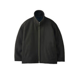 YOKE / Melton Stand Collar Zip Blouson