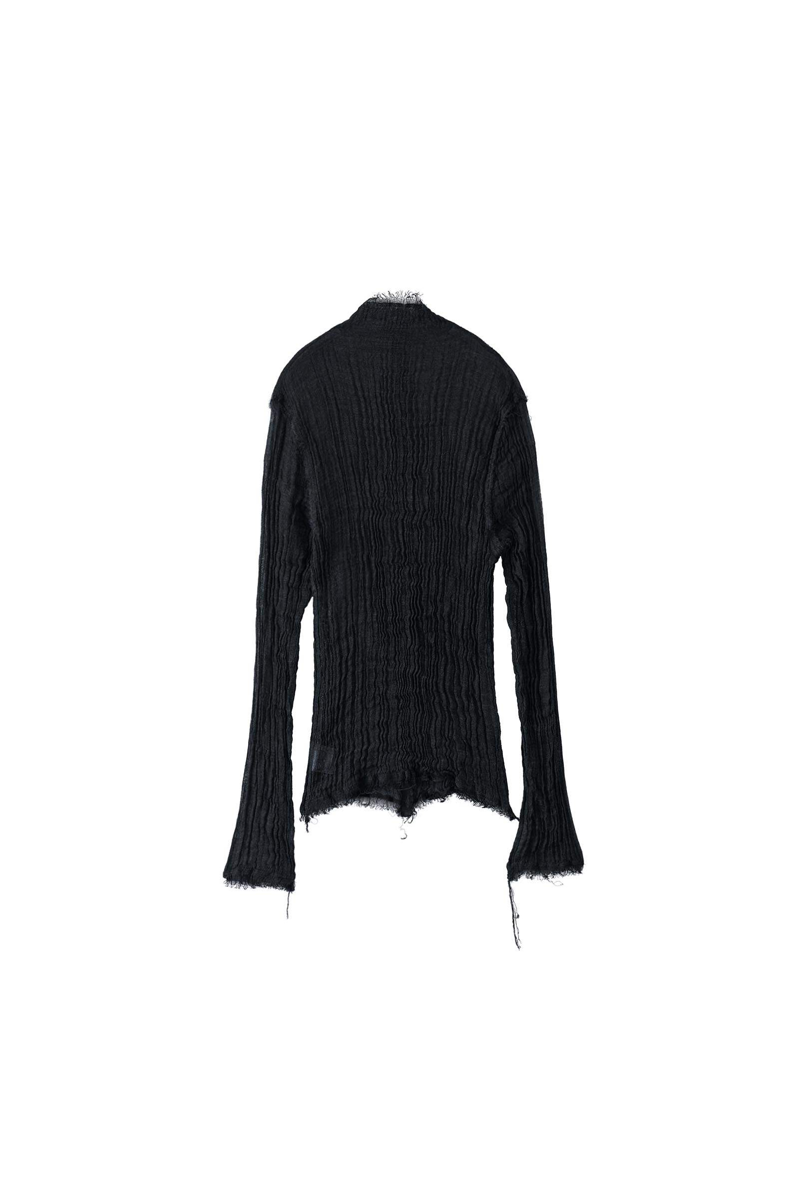 【ERiKOKATORi】high neck top ERiKOKATORi / wool linen gawze highneck top – carol ONLINE STORE