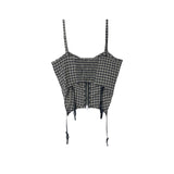 ERiKOKATORi / check cotton bustier