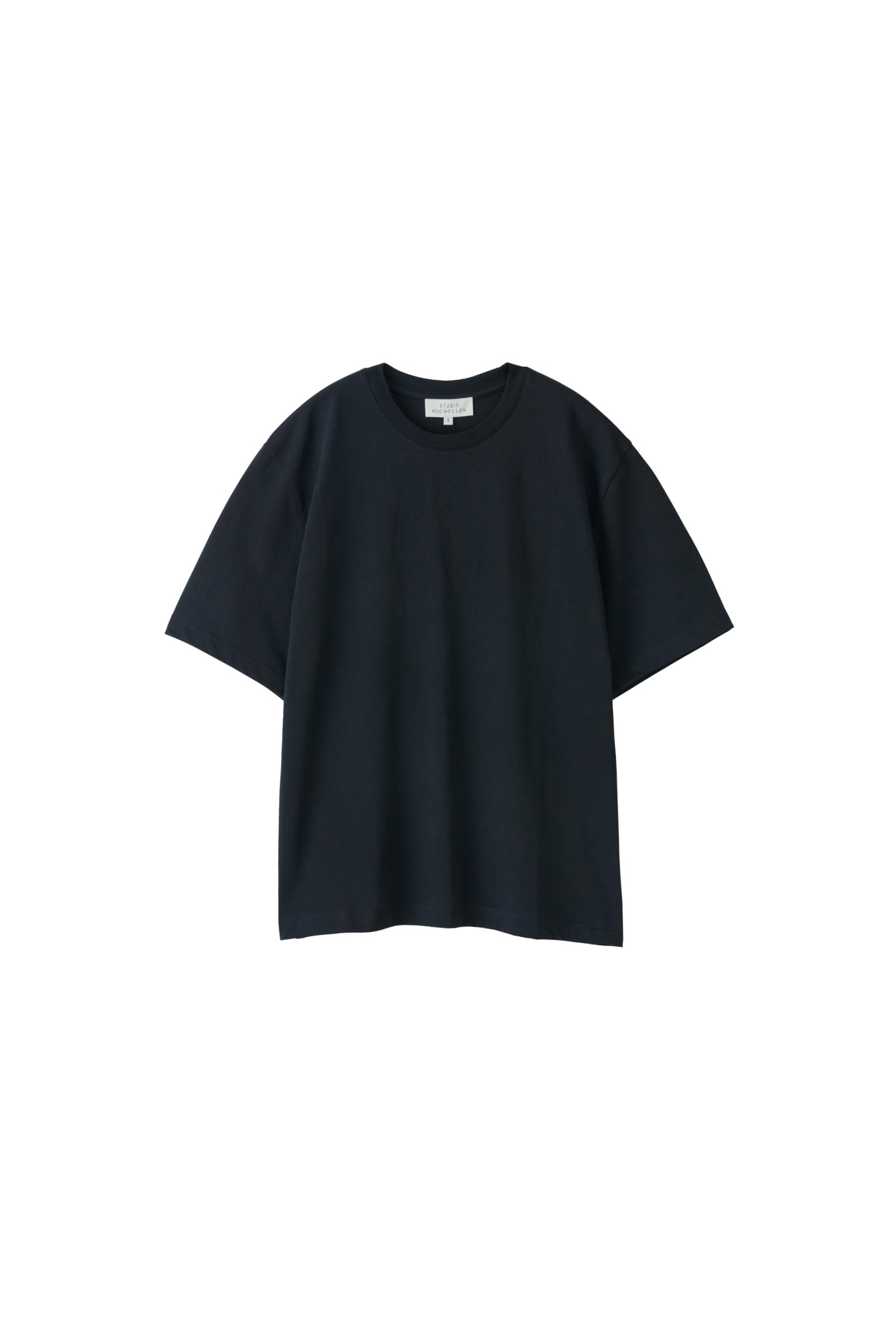 STUDIO NICHOLSON / BRANDED BOXY FIT T-SHIRT